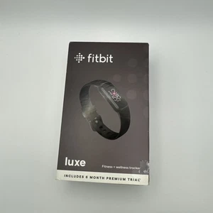 Fitbit Luxe Fitness Wellness Tracker Noir Graphite Smartwatch BRAND NEW SEALED
