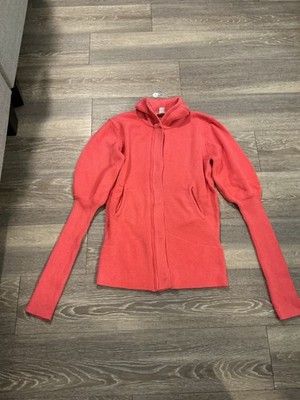 Boston Prosper Melon Cardigan Snap/Zip cardigan NWOT Sz Small