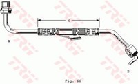 Bremsschlauch PHD249 TRW FüR Ford
