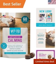 Advanced Calming Support Chews for Dogs, Anxiety, 60ct Treats anxiety pro...
