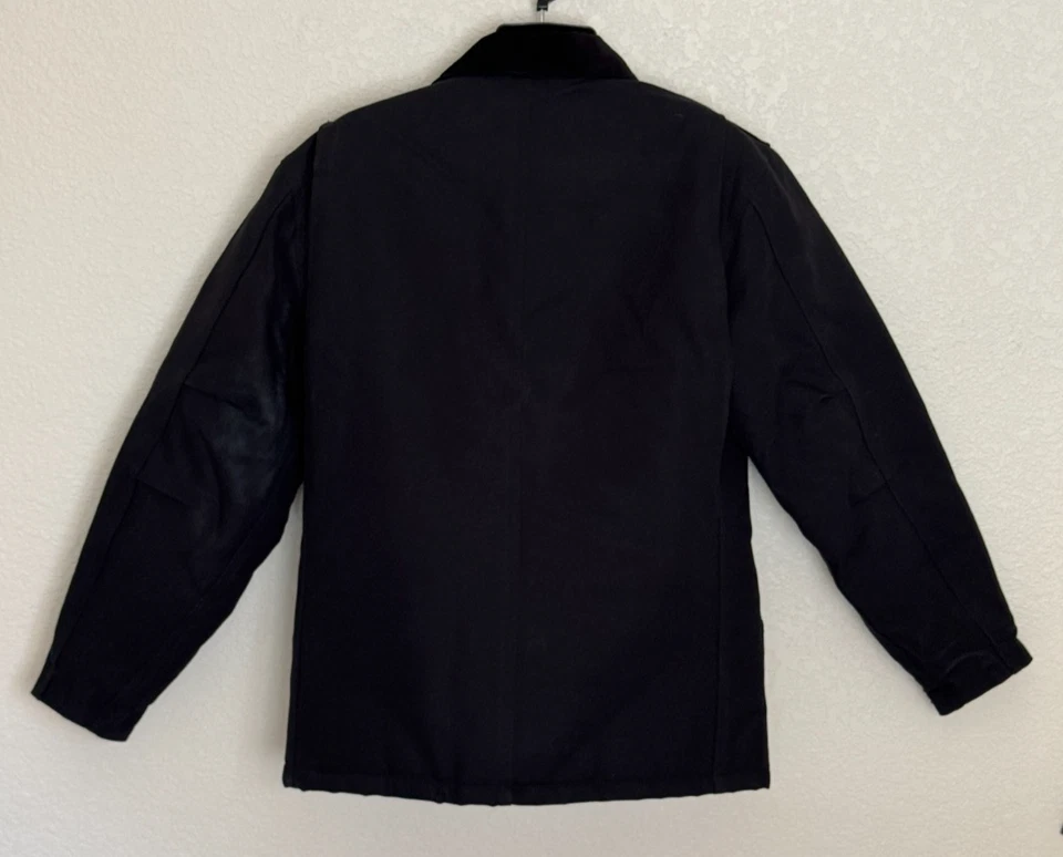 Casaco de trabalho Carhartt C003-Blk tradicional firme forrado ártico bordado M - Imagem 3 de 4
