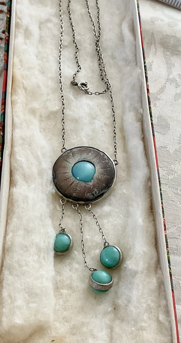 Turquoise Silver Necklaces Jewellery for sale | eBay UK