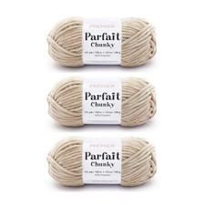 Bundle of 3 - Premier Yarns Parfait Chunky Yarn - Toffee 1150-16