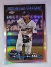 Mookie Betts All-Star Game Refractor 2024 Topps Chrome Update Baseball