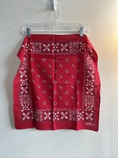 Vintage Floral Bandana All Cotton Fast Color RN 13960 Made In USA