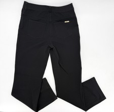 St John Pants Womens 6 Black Stretch Straight Leg Dress Trousers USA