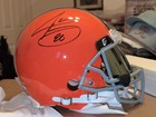 Jarvis Landry Signed Browns Full Size Speed Authentic Helmet JSA COA Certified — photo 4