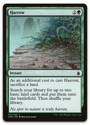 Harrow #115 (NM) Commander Anthology CMA Magic MTG