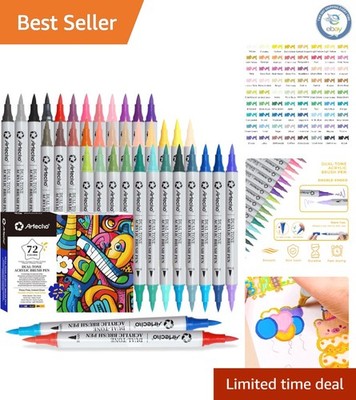 Artistic Acrylic Paint Marker Set - 36 Assorted Pcs, Ideal for DIY Projects