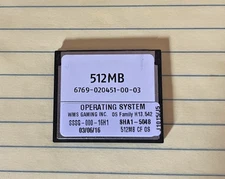 WMS BB2  512 MB  OPERATING SYSTEM SOFTWARE  H13.542 SSSG-000-16H1