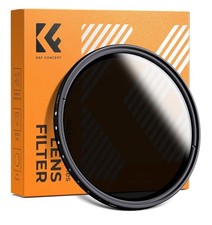 K F Concept 82mm Variable ND2-ND400 ND Lens Filter 1-9 Stops for Camera Lens,