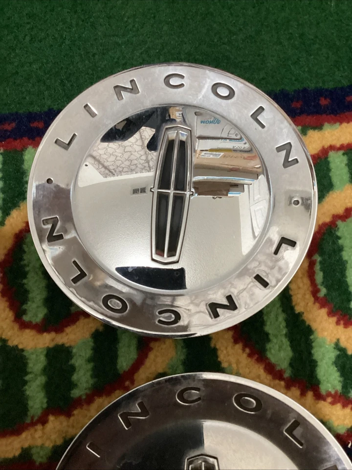 2003-2005 LINCOLN LS TAPA CENTRAL DE RUEDA CROMADA 3W43-1A096-AB OEM 1pieza Foto 3 de 4