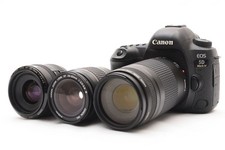 Digital SLR Camera Canon EOS 5D Mark IV Triple Lens Set / EF 28-80mm