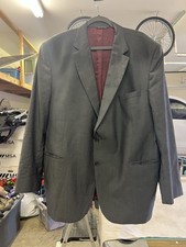 Men's Charcoal Grey Suit Jacket Sport Coat
