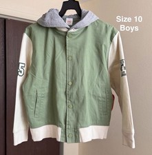 Wonder Nation Little Boy Long Sleeve Bomber Jacket, Size 10