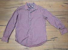 Robert Graham Checkered Button Down Shirt, Men  s Size L , Business Casual Attire