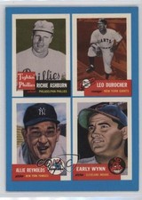 1992 Archives Bazooka Quadracard Richie Ashburn Early Wynn Leo Durocher HOF sh7