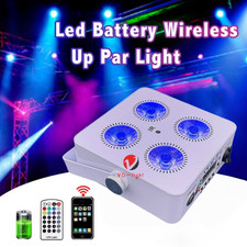 DJ Freedom Par 4x18w 6 in 1 LED Cube Battery Powered Wireless DMX LED Uplight