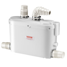 Macerator Pump, 500W, 29 GPM Flow, 26 ft/8 m Head, Bathtub 420 420 420 420