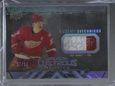 2017 SPx UD Black Lustrous Rookies Tier 1 57/65 Evgeny Svechnikov Patch Auto 0bo
