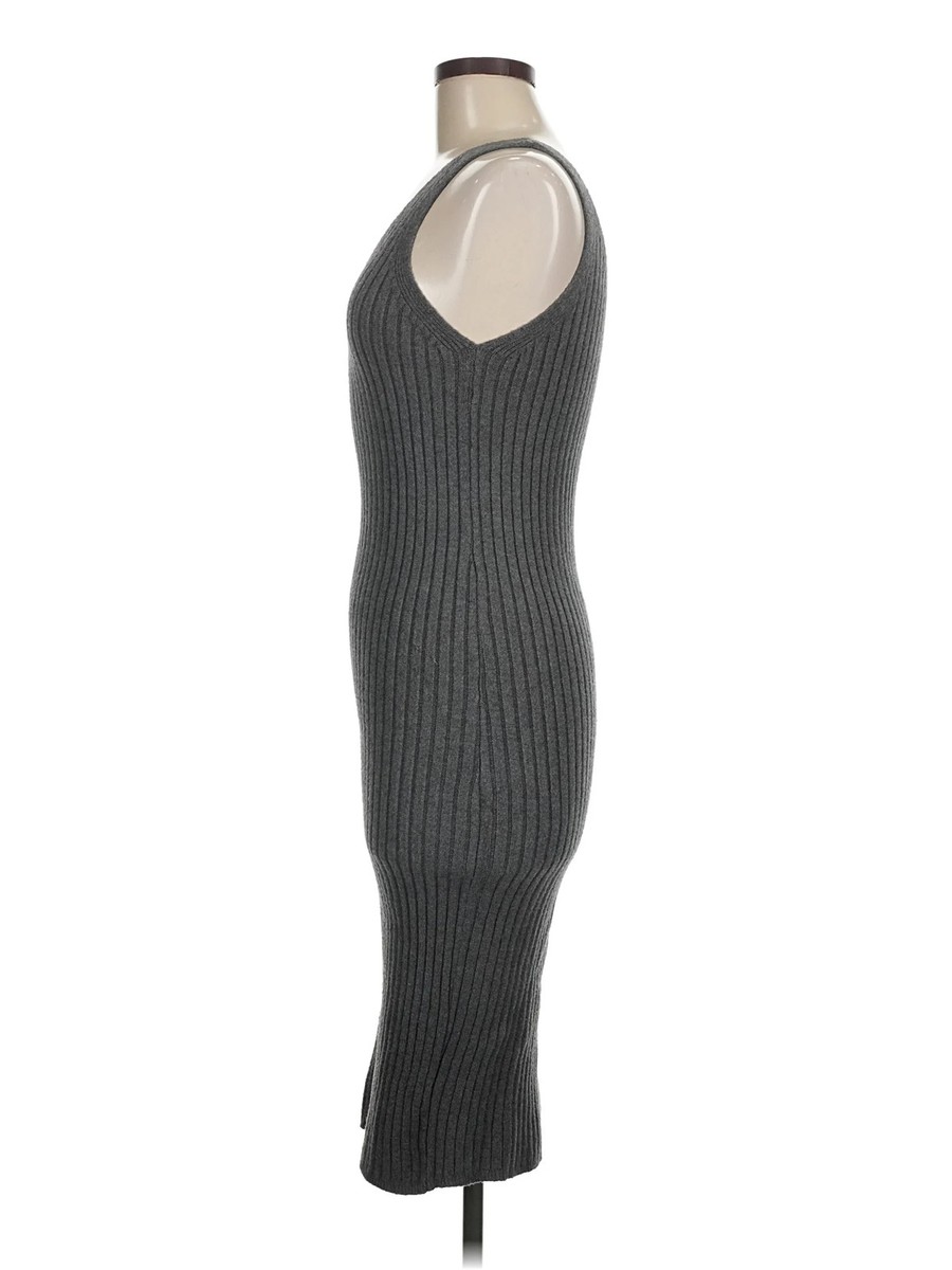 Finery Women Gray Casual Dress M View 4
