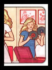 1983 Panini Barbie Sticker Card 84 Born to be a Dancer BXCP14