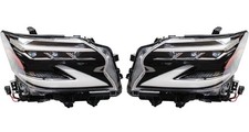 2014 2015 2016 2017 2018 2019 Headlight For Lexus Gx460 Lh Rh Triple Led Upgrade