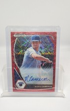 2021 Panini Prizm Draft Picks Noah Cameron #PDP211 Red Velocity Prizm Autographs