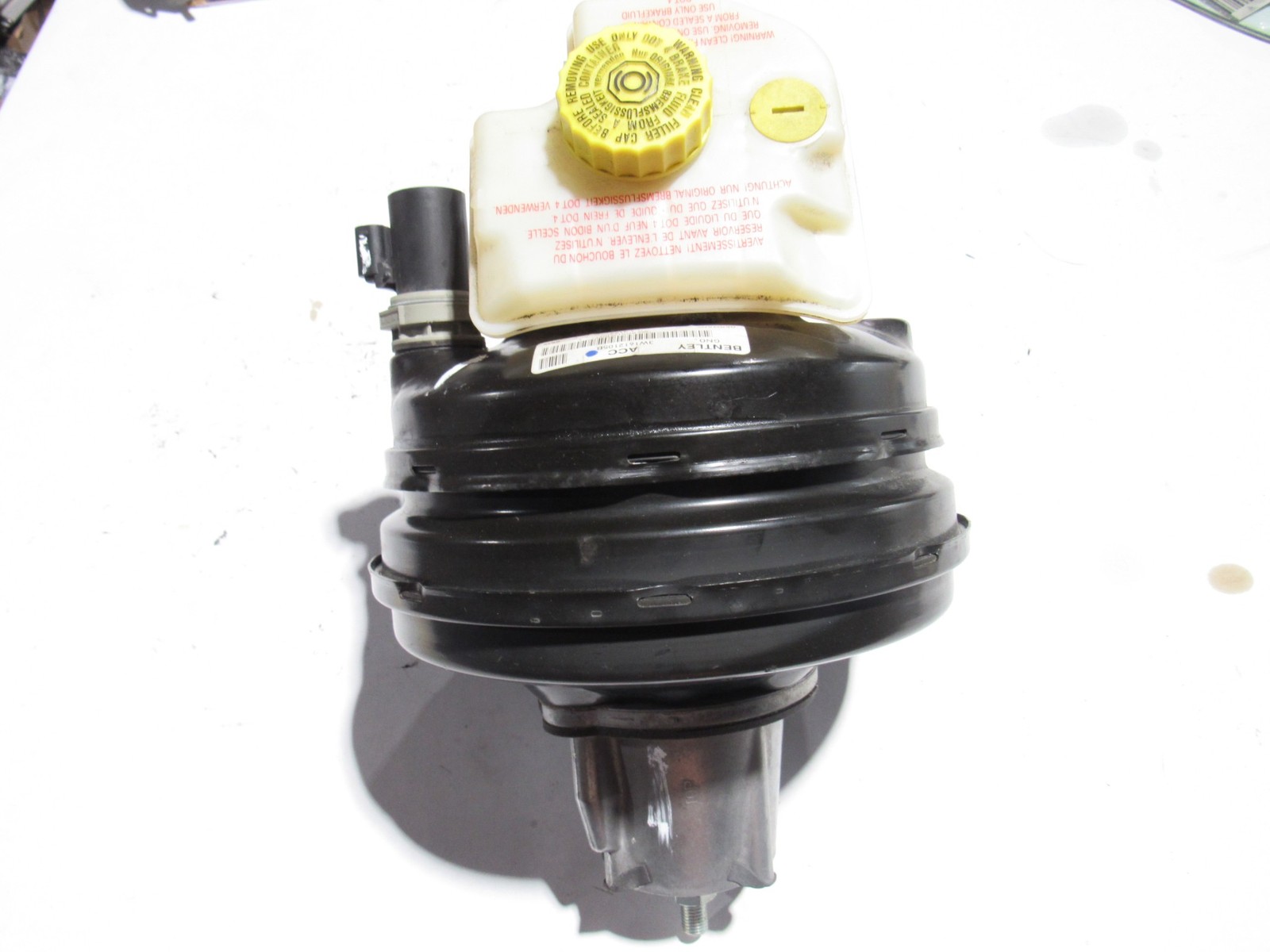 Bentley Continental GT 2012 6.0L Power Brake Booster Master Cylinder 11-18 ;#3
