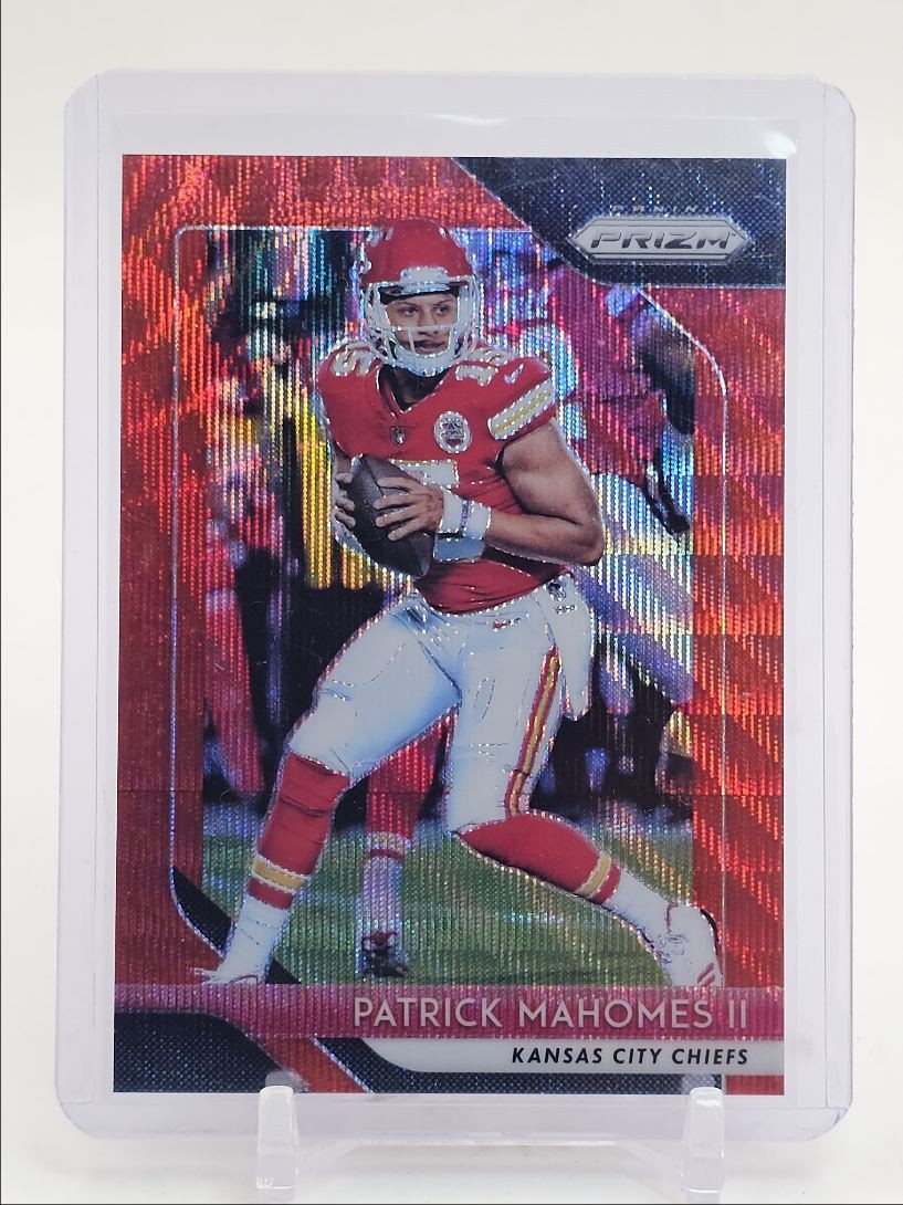PATRICK MAHOMES II 2018 PANINI PRIZM RED WAVE CHIEFS /149 Q4769