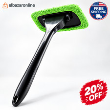 Windshield Cleaning Tool Kit Car Window Glass Wiper Cleaner Brush Pad Extendable