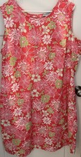 Vintage J.G. Hook Midi Shift Sleeveless Floral Dress 20 WT Retro 60/70’s