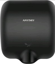 NEW ANYDRY 2800 1450W Heavy Duty Commercial Hand Dryer In Black -Z03