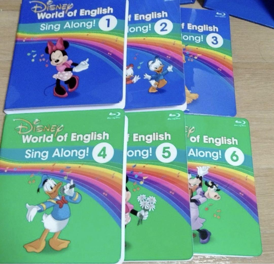 【未使用】Disney's World of English SingAlong Vtg. Disney's World of English Sing Along Book 1 Song Book