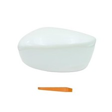 Driver Left Side Mirror Cover Cap Compatible with Honda Left Driver Side White