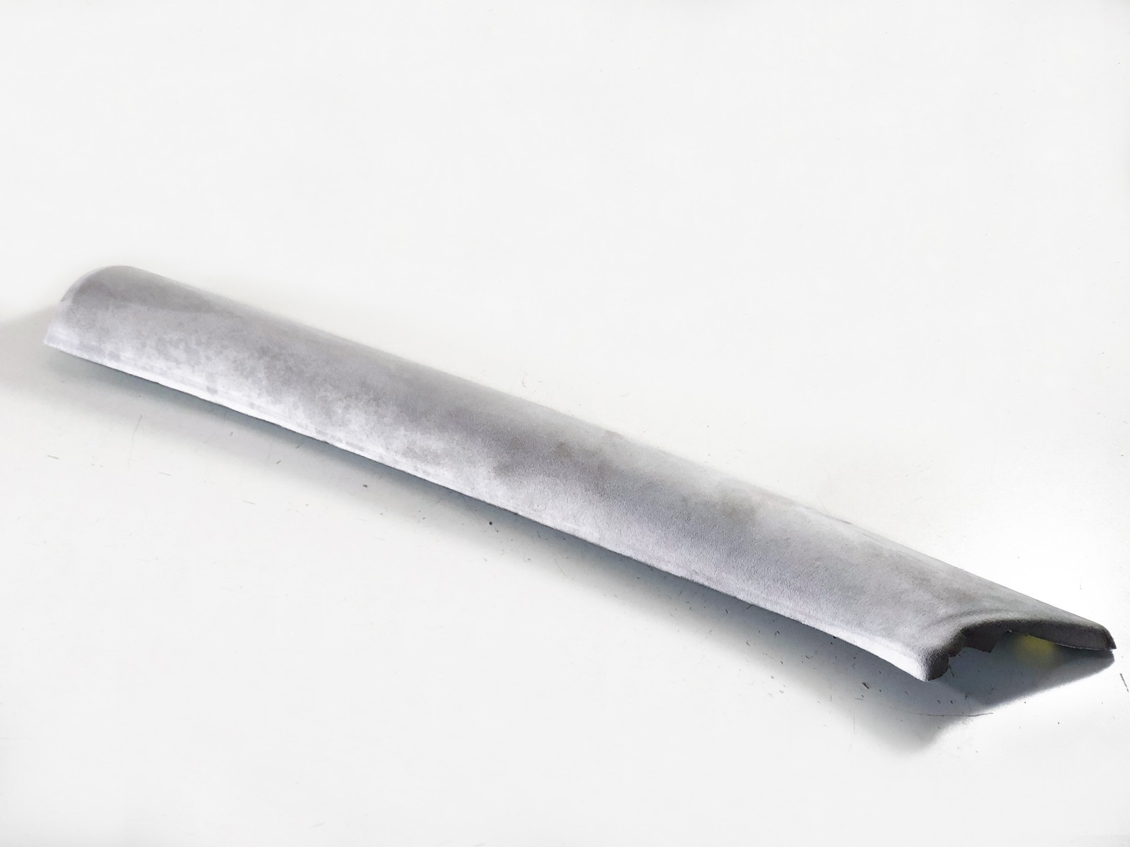03-13 Maserati Quattroporte M139 Front Left A Pillar Trim ALCANTARA Grey OEM 09