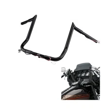 Pre Wired 12 Inch Ape Hangers Handlebar for Harley Touring 2014-2023