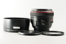 US Stock Near Mint Canon EF 50mm F/1.2 L USM AF Lens w/Hood 4738