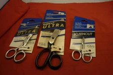KLEENCUT SCISSOR LOT NOS VINTAGE  LOT OF 3 PAIR DRESS MAKER SEWING 7" & 3-1/2"