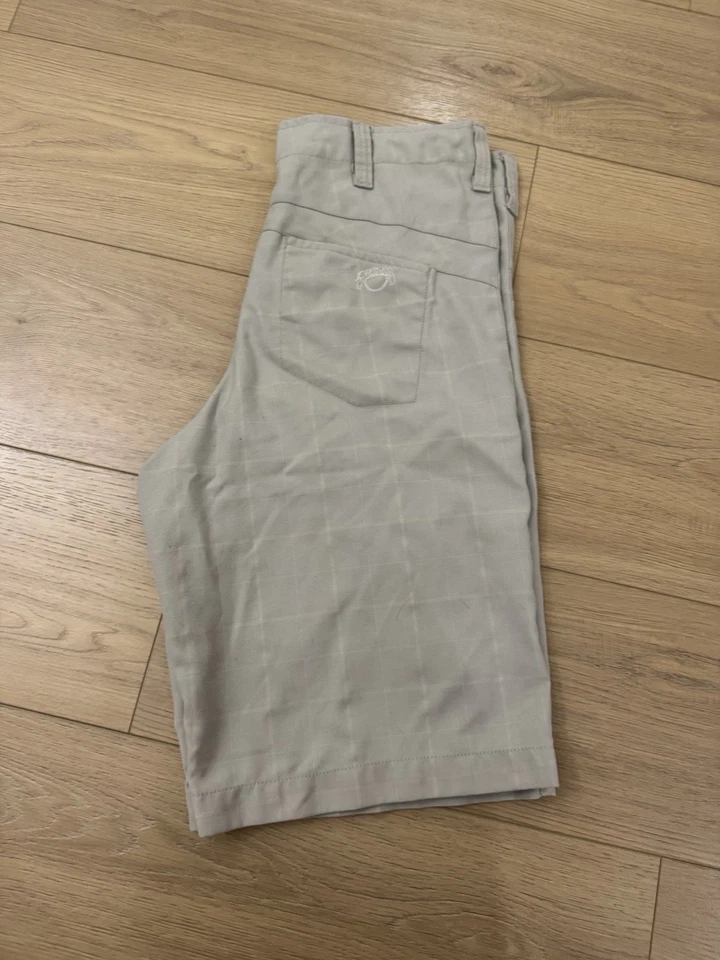 Rusty Chino Shorts Mens 31 Ivory Y2K Surf Beach   - Image 2 of 4