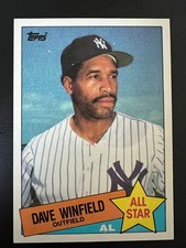 1985 Topps Dave Winfield #705 New York Yankees All-Star HOF