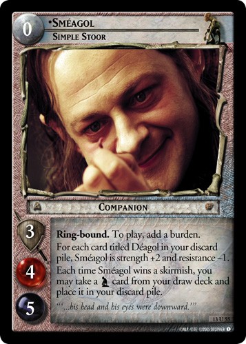 Smeagol, Simple Stoor Ungraded LOTR: Bloodlines