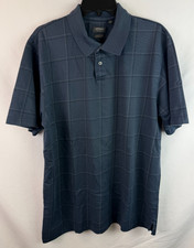 Arrow Classic Fit Blue Polo Shirt Men's Size Large