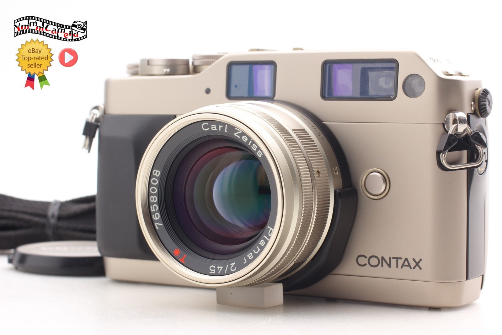 [MINT w/Strap] Contax G1 Film Camera Rangefinder Planar 45mm f/2 Lens From JAPAN