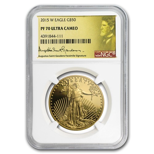 2015-W 4-Coin Proof American Gold Eagle Set PF-70 NGC - Picture 2 of 5