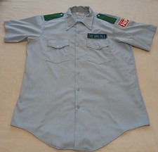 Riverside Masterbilt Vintage 70s 7 Up Button Up Work Shirt LARGE Uncola RARE