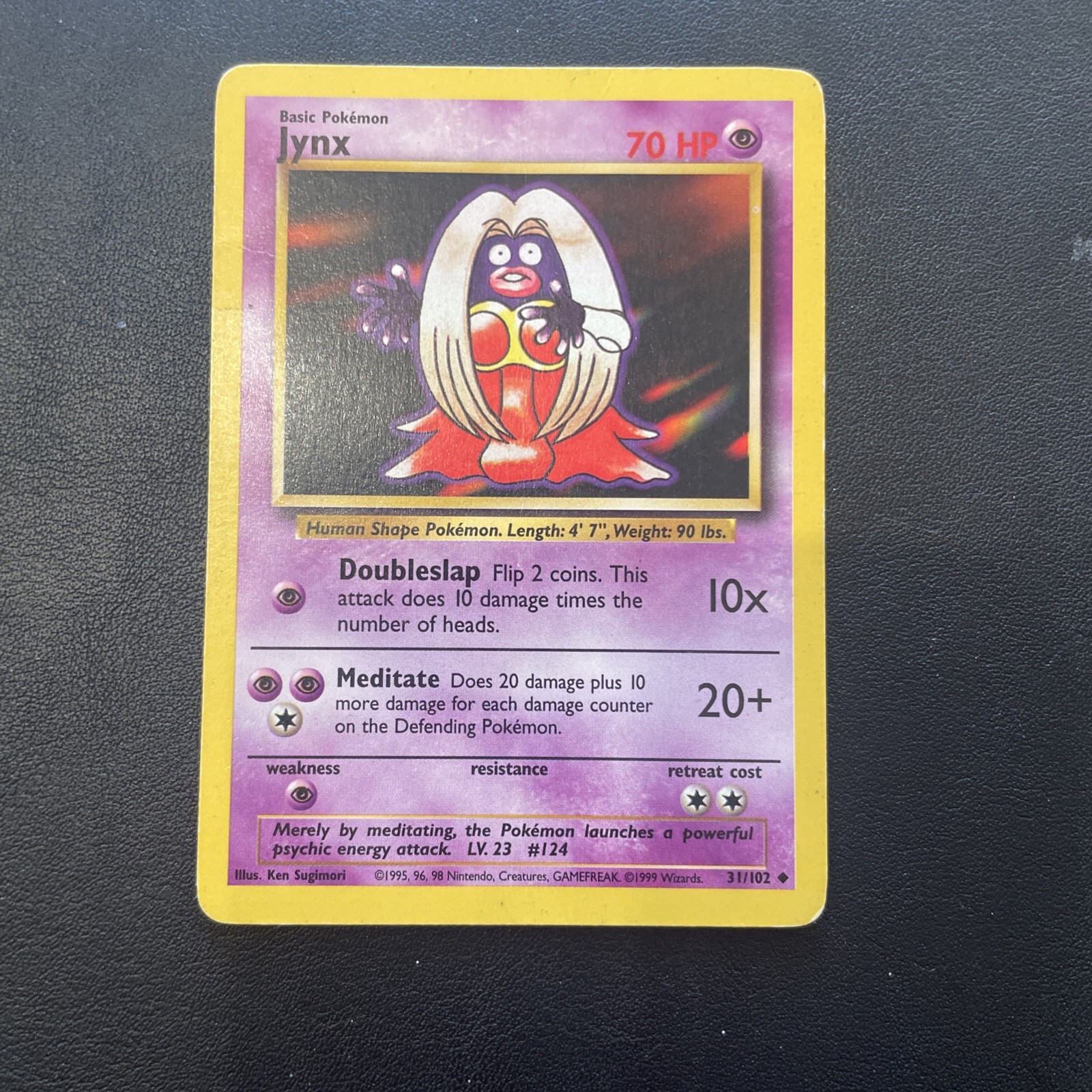 Pokemon Card ** Jynx ** - Base Set 31/102