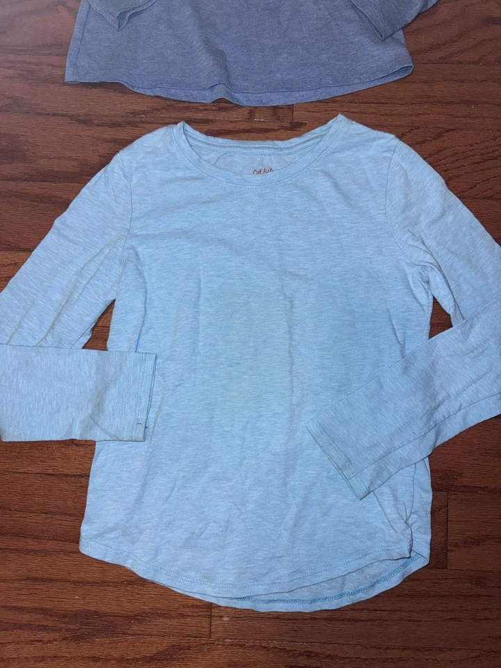 Lote 4 Camisas Manga Larga Niñas Cat & Jack Gap Justice Multicolor 7/8 Foto 2 de 4