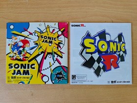 Sonic Jam & Sonic R 2Games set SS Sonic the Hedgehog SEGA SATURN Japan Tested