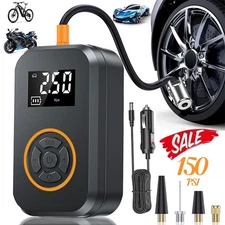 150 PSI Digital Tire Inflator Car Air Pump Compressor Electric Portable Auto 12V